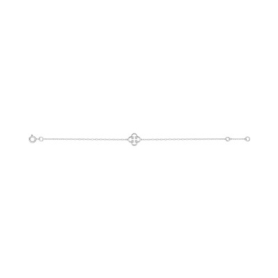 Bracelet en or blanc et diamant 0.01ct