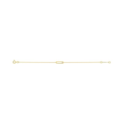 Bracelet en or jaune et diamant 0.05ct