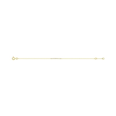 Bracelet en or jaune et diamant 0.11ct