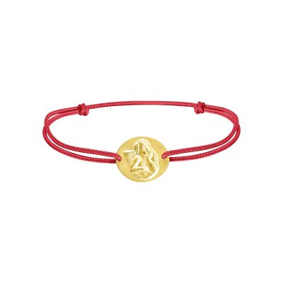 Bracelet corde en or jaune