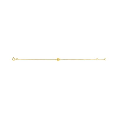 Bracelet en or jaune et diamant 0.01ct