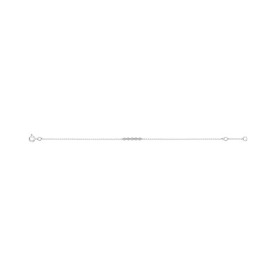 Bracelet en or blanc et diamant 0.04ct