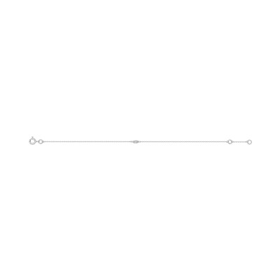 Bracelet en or blanc et diamant 0.06ct