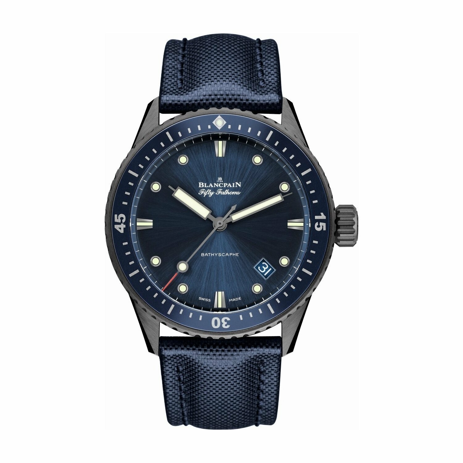 Achat Montre Blancpain Fifty Fathoms Bathyscaphe Chronographe Flyback