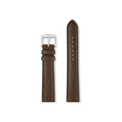 Bracelet montre Rochet Buffalo en cuir mat vison - 20mm