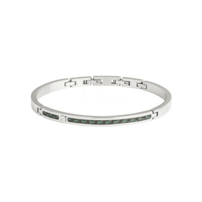 Bracelet Phebus en acier et diamant