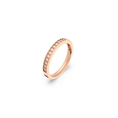 Bague Swarovski Matrix en métal doré et cristaux Swarovski, taille 55