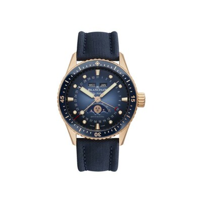 Montre Blancpain Fifty Fathoms Bathyscaphe Quantième Complet Phases de Lune