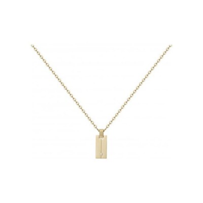 Collier Phebus en acier et diamant