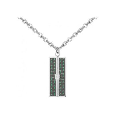 Collier Phebus en acier et diamant