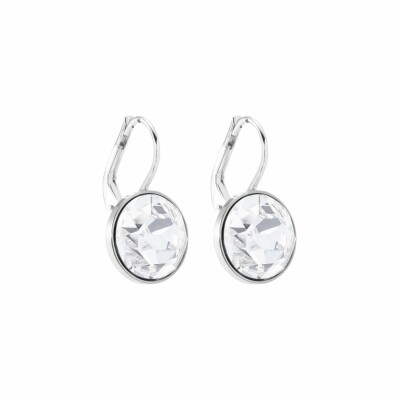 Boucles d'oreilles Swarovski Bella Mini en cristaux Swarovski et métal rhodié