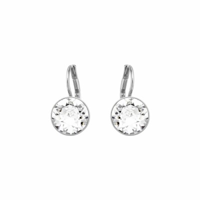 Boucles d'oreilles Swarovski Bella Mini en cristaux Swarovski et métal rhodié