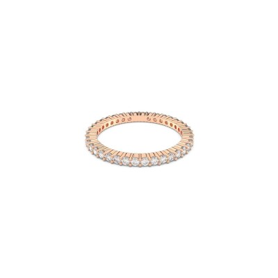 Bague Swarovski Matrix en métal doré et cristaux Swarovski, taille 50