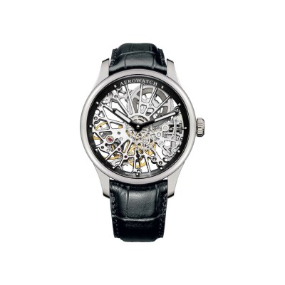 Montre Aerowatch Renaissance squelette Cobweb