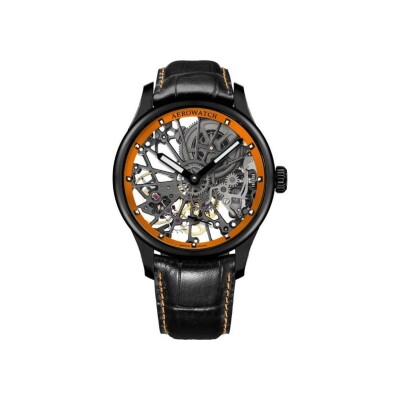 Montre Aerowatch Renaissance squelette Cobweb