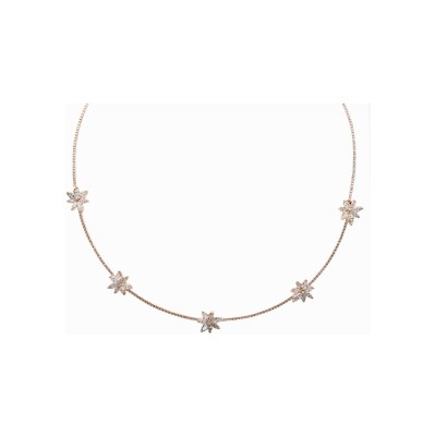 Necklace diamonds rose gold