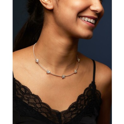 Necklace diamonds rose gold