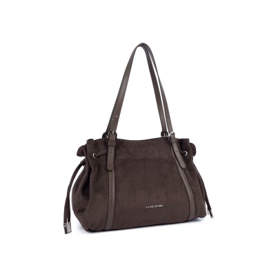 Sac cabas zippé Lancaster Velvet Emma L