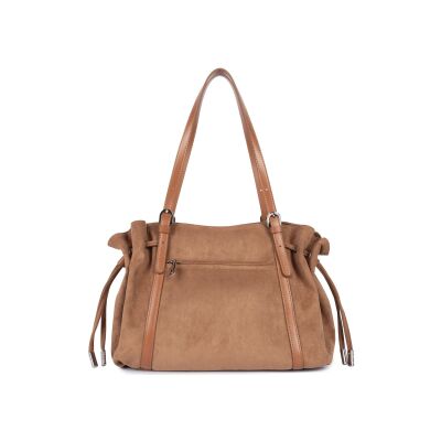 Sac cabas zippé Lancaster Velvet Emma L