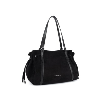 Sac cabas zippé Lancaster Velvet Emma L