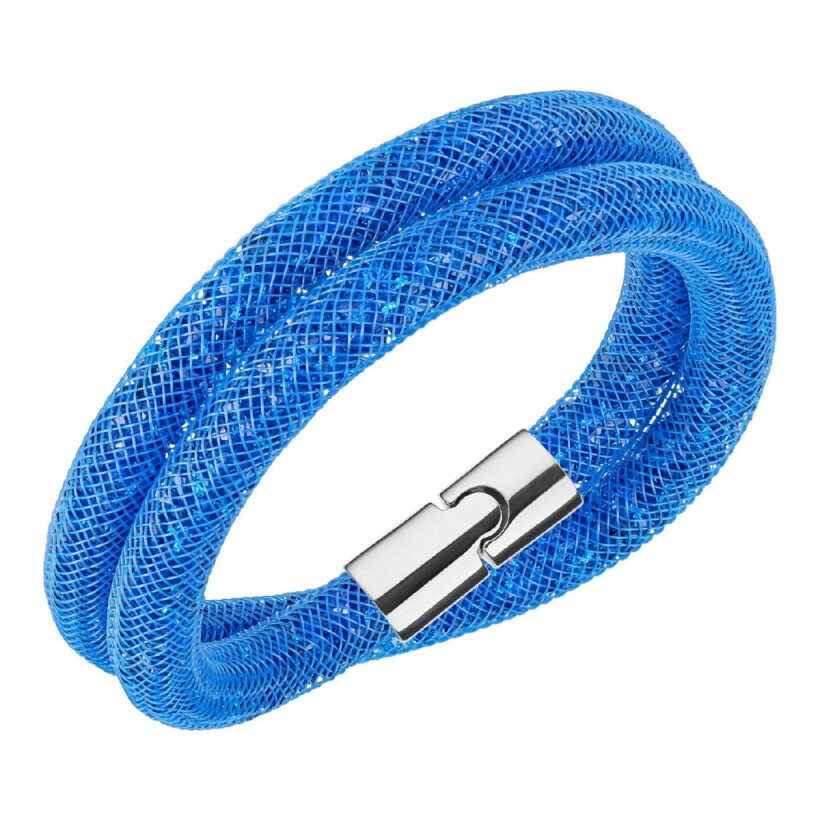 Bracelet bleu Swarovski Stardust en cristaux Swarovski et métal plaqué palladium