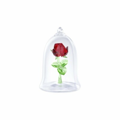 Figurine Swarovski Beauty and the Beast Rose Enchantée en cristaux Swarovski