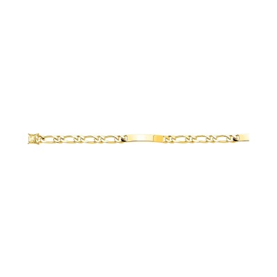 Gourmette maille cheval en or jaune