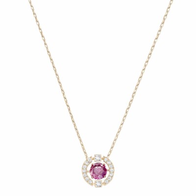 Collier Swarovski Spakling en cristaux Swarovski et métal doré rose