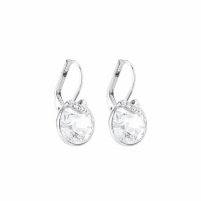 Boucles d'oreilles Swarovski Bella V en cristaux Swarovski et métal rhodié