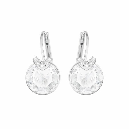 Boucles d'oreilles Swarovski Bella V en cristaux Swarovski et métal rhodié