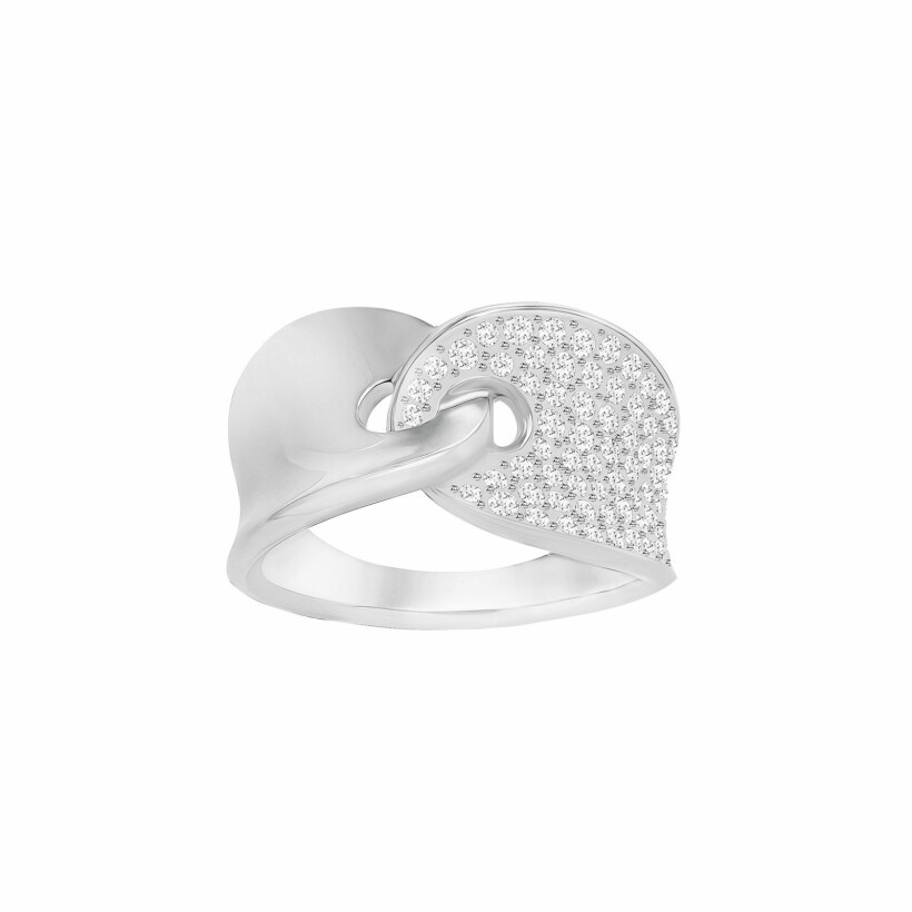 Bague Swarovski Guardian en cristaux Swarovski et métal rhodié, taille 52