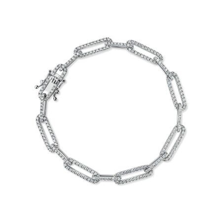 Bracelet Doux en or blanc et diamants