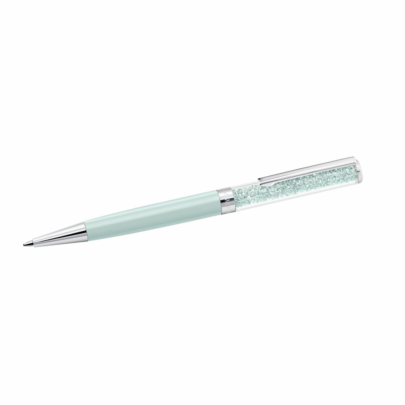 Stylo bille Swarovski Crystalline vert clair