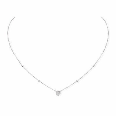 Messika Joy XS necklace, white gold, diamonds