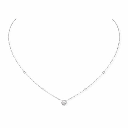 Collier Messika Joy XS en or blanc et diamants