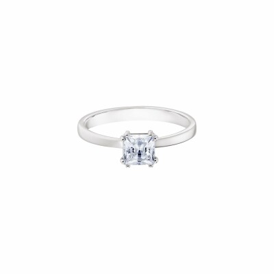 Bague Swarovski Attract en métal rhodié et cristaux Swarovski, taille 55