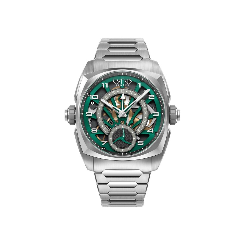 Montre Cyrus Klepcys GMT Palm Green