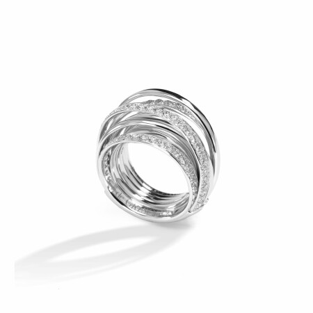 Bague de GRISOGONO Allegra en or blanc et diamants 