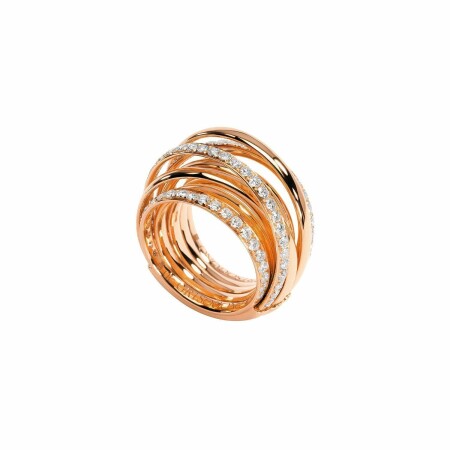 Bague de GRISOGONO Allegra en or rose et diamants