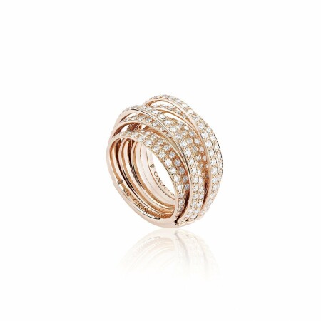 Bague de GRISOGONO Allegra en or rose et diamants 