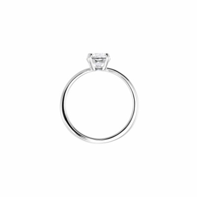 Bague Swarovski Attract Square en cristaux Swarovski et métal rhodié, taille 52