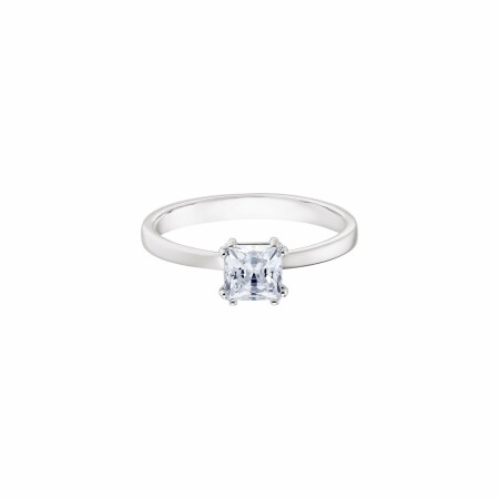 Bague Swarovski Attract en métal rhodié et cristaux Swarovski, taille 58