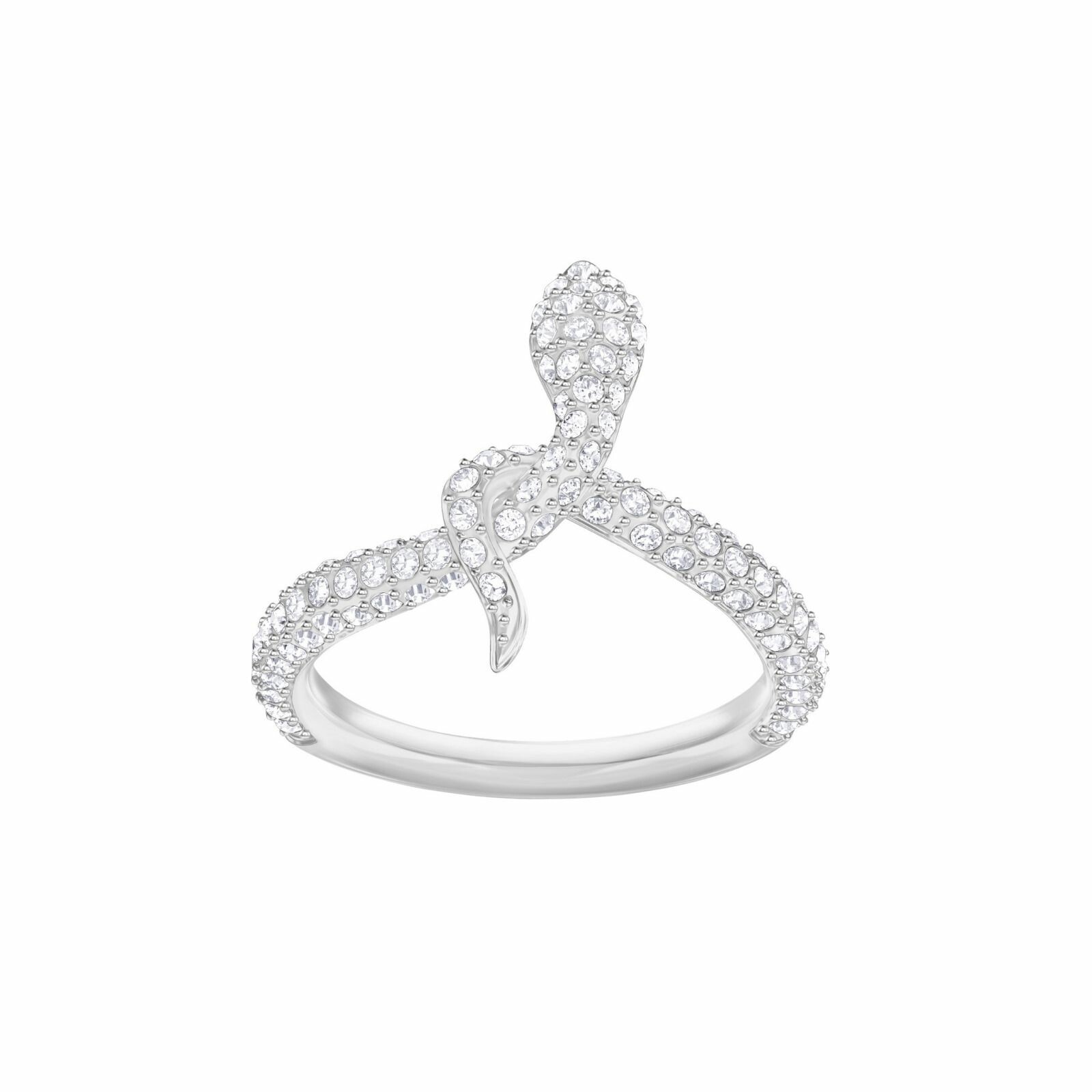 Achat Bague Swarovski Attract Round en m tal rhodi et cristaux