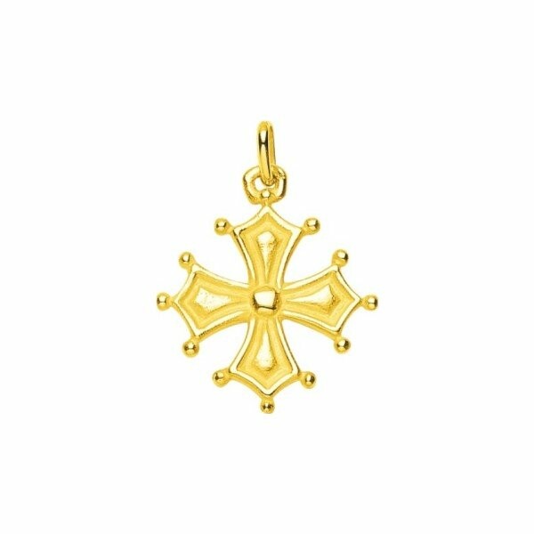 Pendentif Croix Occitane en or jaune