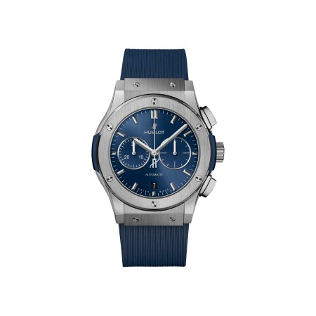 Hublot Classic Fusion Chronograph Titanblaue Uhr