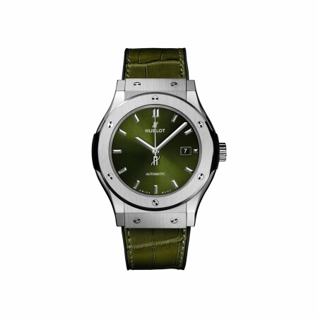 Hublot Classic Fusion Titanium Green Uhr