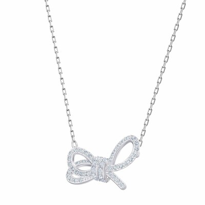 Collier Swarovski Lifelong Bow en cristaux Swarovski et en métal rhodié