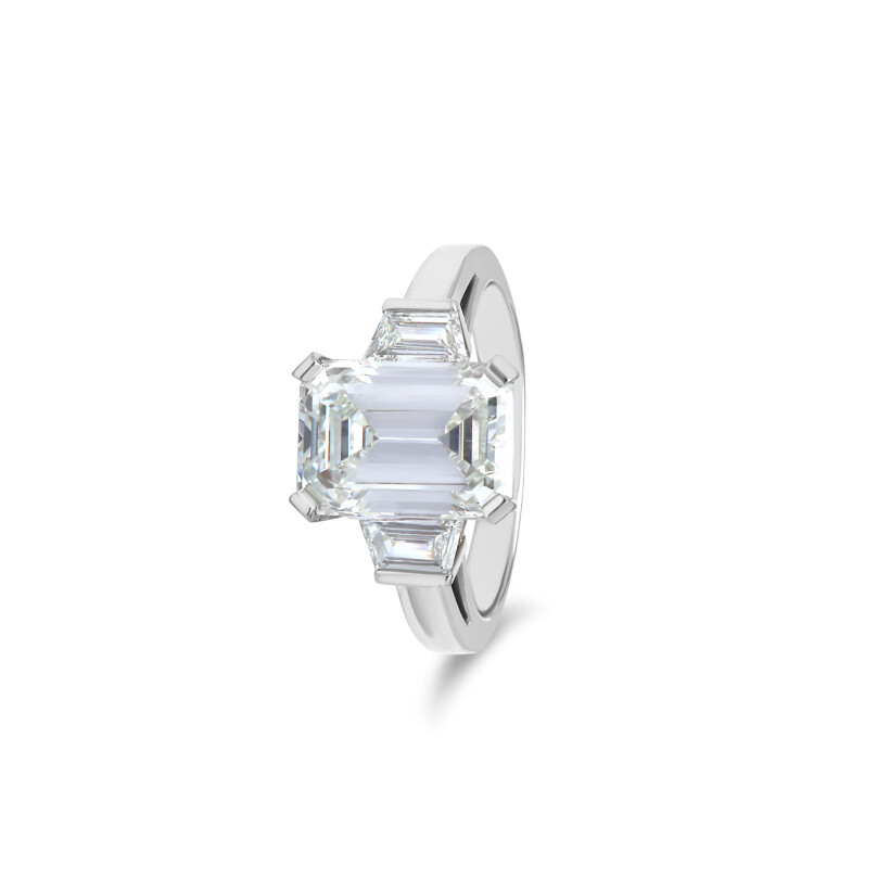 Solitaire Absolu en or blanc et diamants