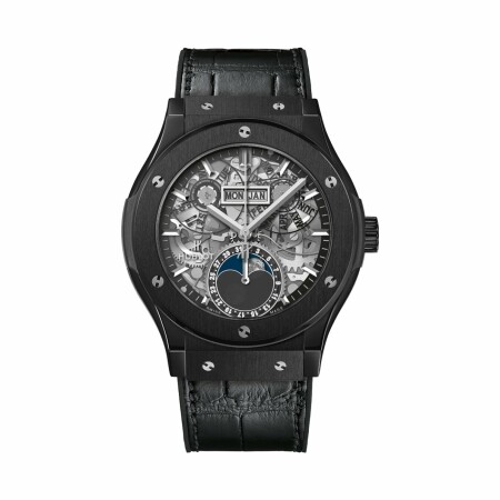 Hublot Classic Fusion Aerofusion Moonphase Black Magic watch