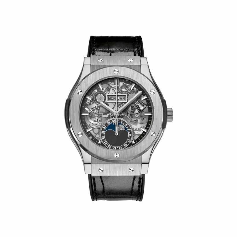 Montre Hublot Classic Fusion Aerofusion Moonphase Titanium 42mm